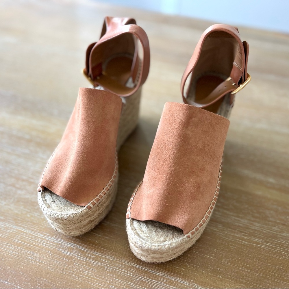 Chloé | Brown Suede Espadrilles - Picture 13 of 16
